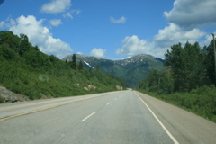 Snow on the Canadian Rockies